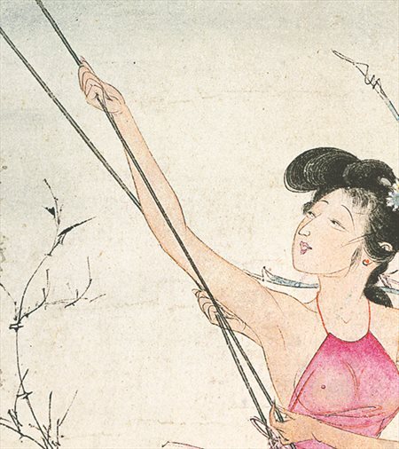 金川-胡也佛的仕女画和最知名的金瓶梅秘戏图